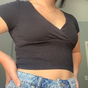 PacSun MeToWe Black Crop Top